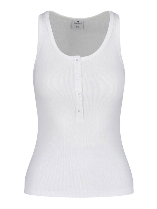 Courreges Top - Blanc