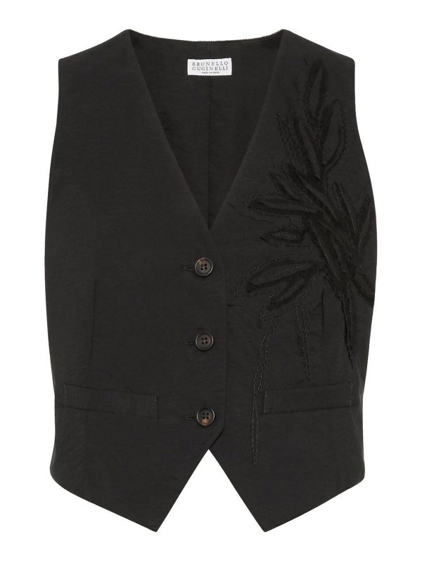 Brunello Cucinelli Gilet - Noir