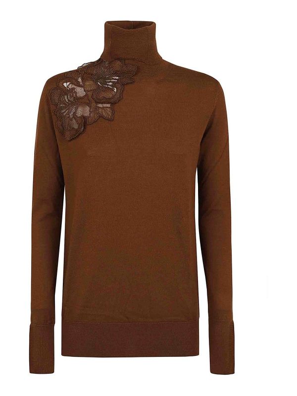 Ermanno Scervino Pull Col Roulé - Noir