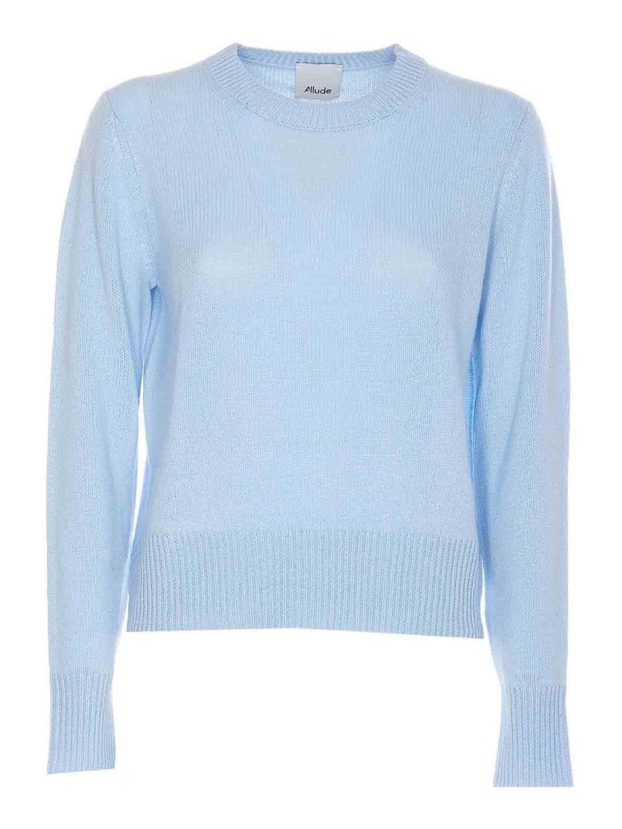Allude Pull Col Rond - Bleu
