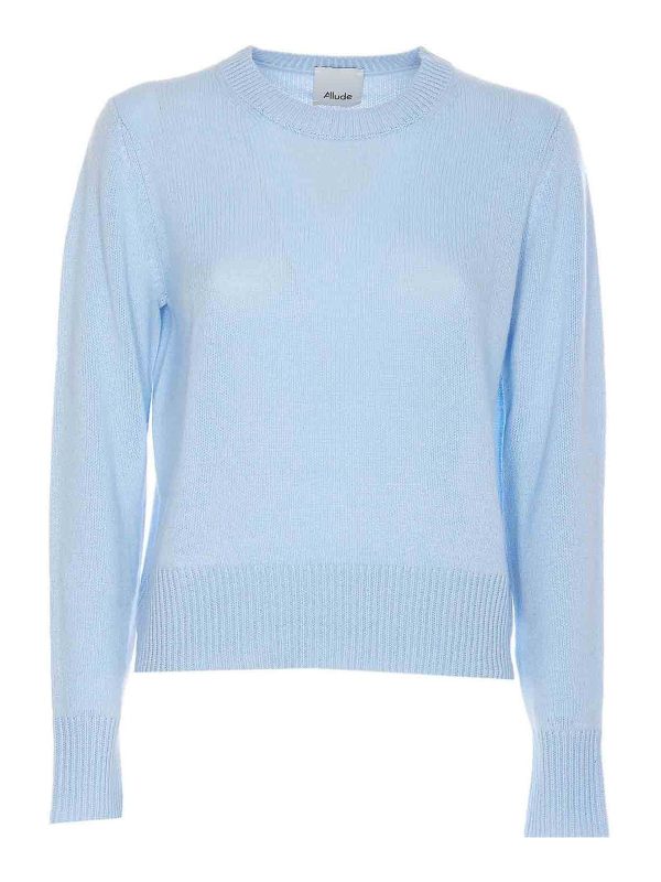 Allude Pull Col Rond - Bleu