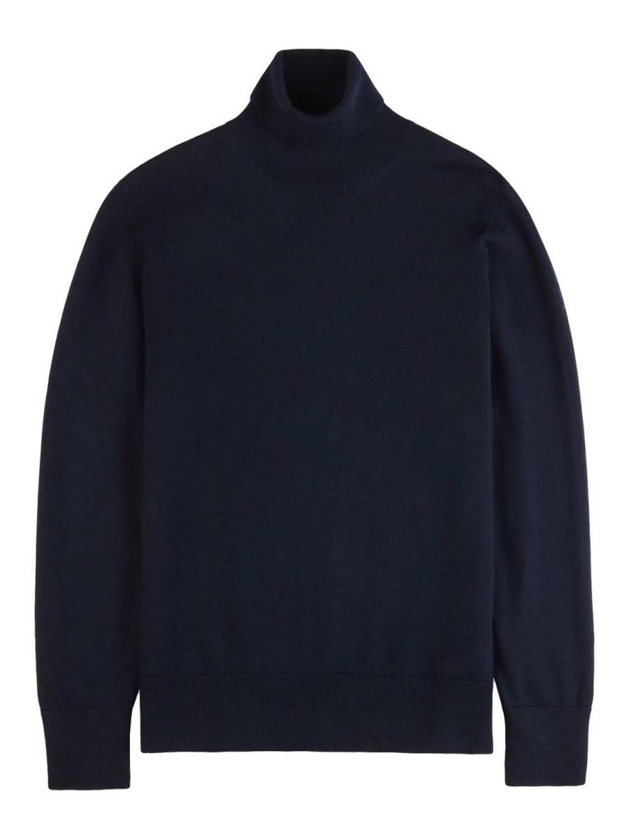 Fay Pull Col Roulé - Bleu