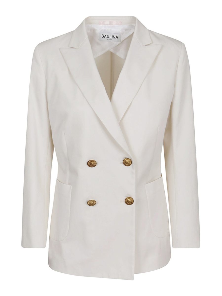 Saulina Blazer - Blanc