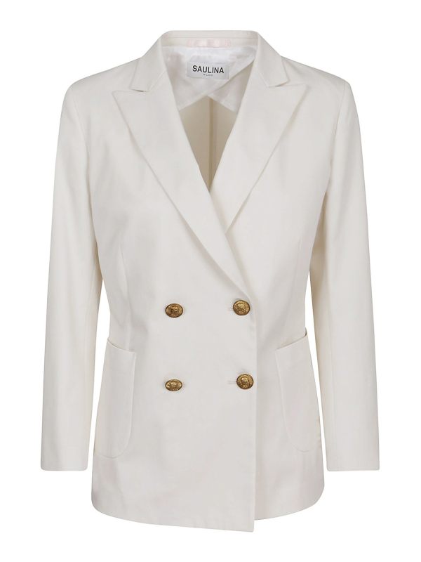 Saulina Blazer - Blanc