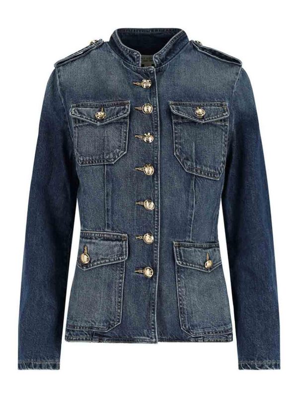 Nili Lotan Veste En Jean - Bleu