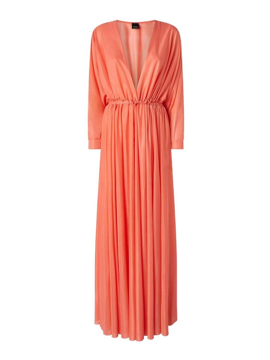 Pinko Maxi Robe - Rouge Clair