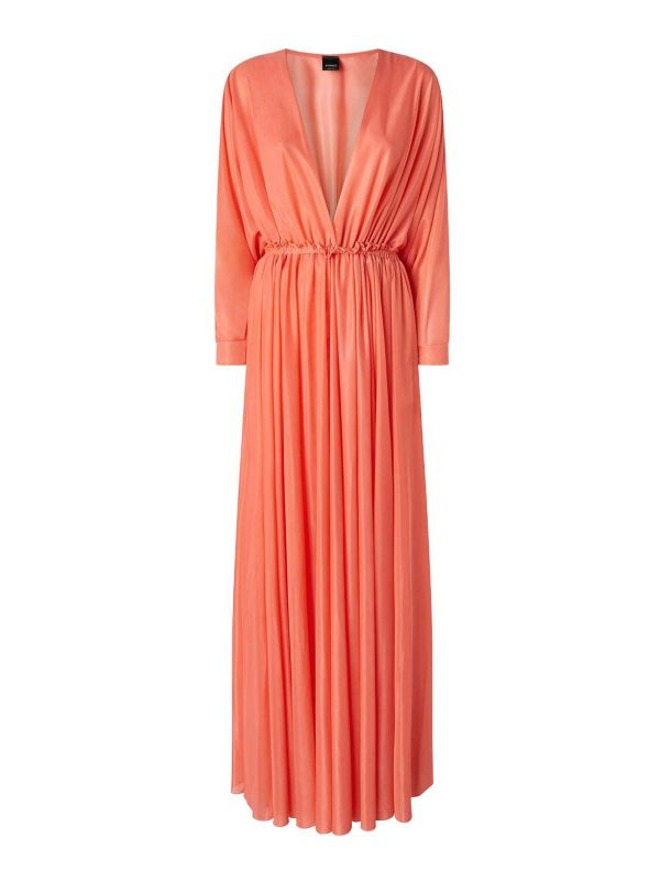 Pinko Maxi Robe - Rouge Clair