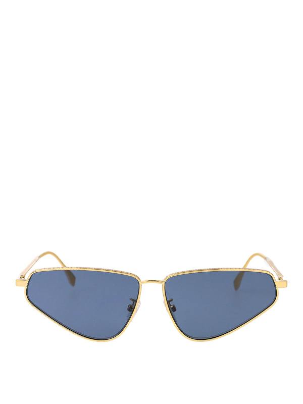 Fendi Lunettes De Soleil - Or