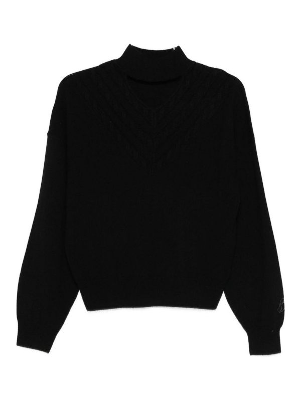 Blugirl Pull Col Rond - Noir