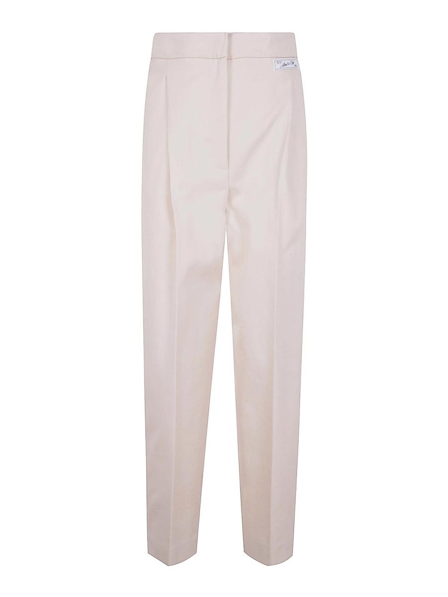 Erika Cavallini Pantalons Décontractés - Blanc