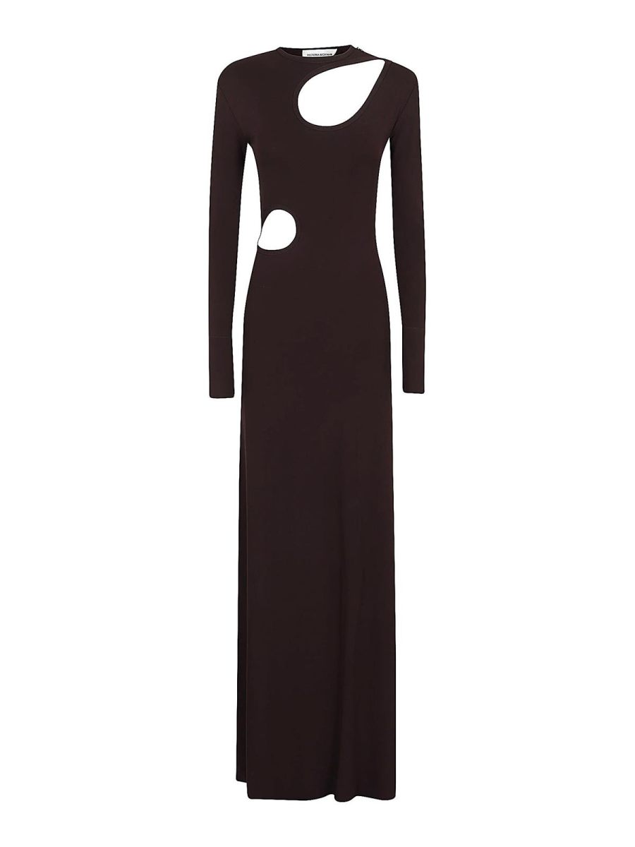 Victoria Beckham Maxi Robe - Noir