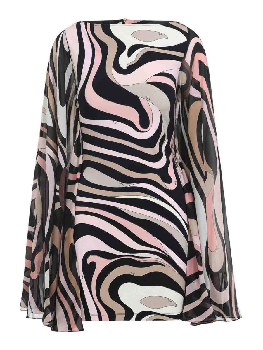Emilio Pucci Robe Au Genou - Noir