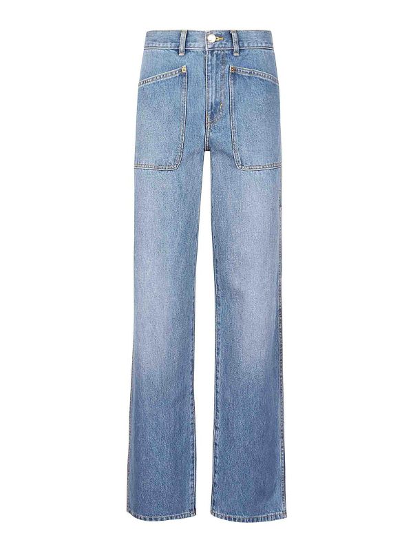 Tory Burch Jean Bootcut - Foncé Délavé