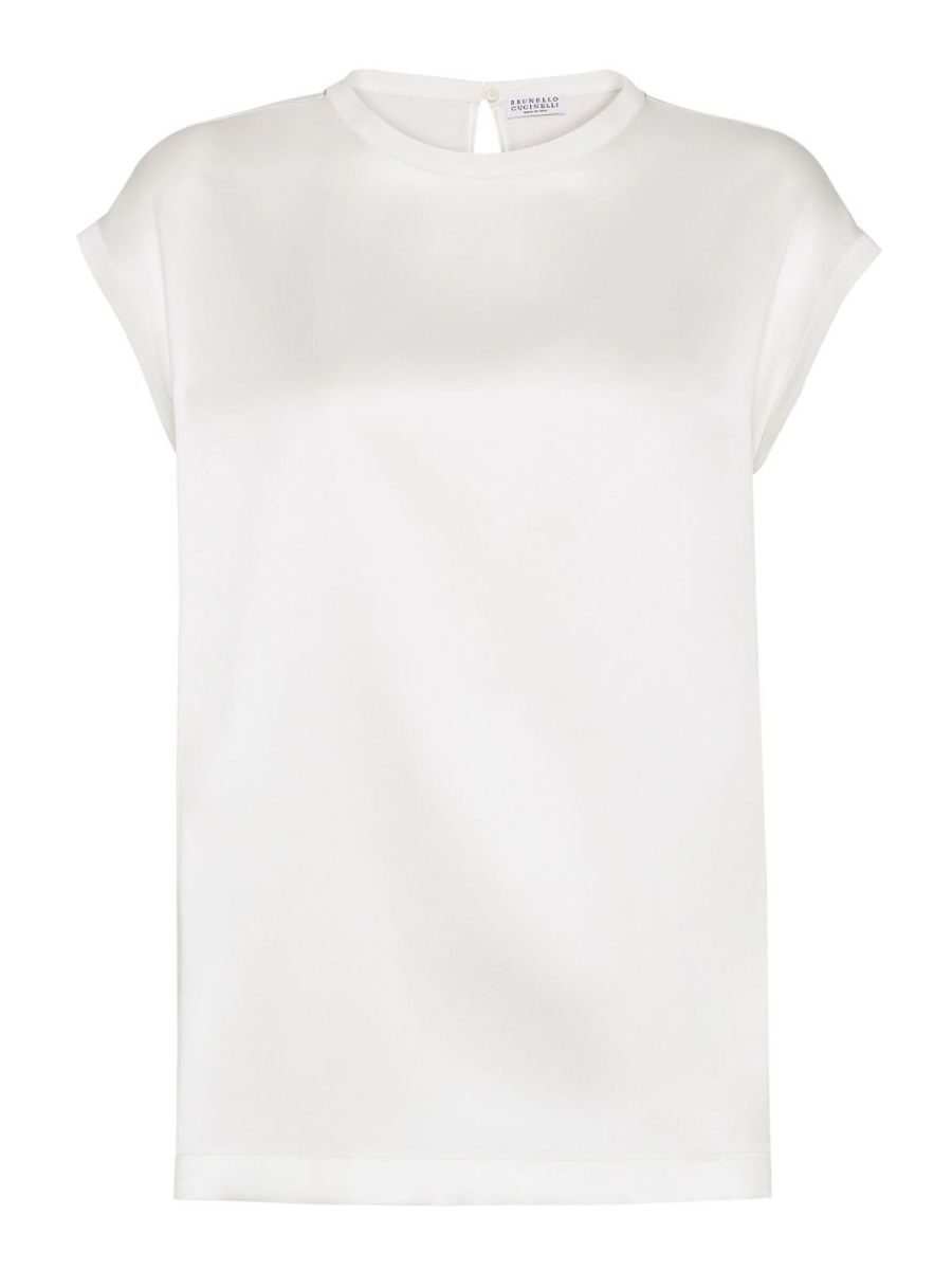Brunello Cucinelli Robe Courte - Blanc