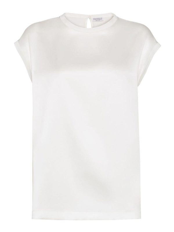 Brunello Cucinelli Robe Courte - Blanc