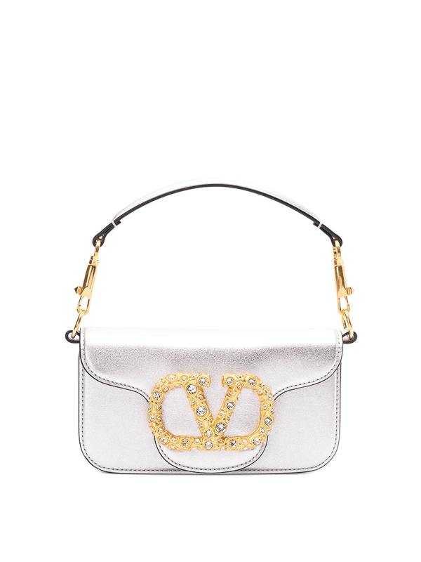 Valentino Garavani Sac Porté Épaule - Argent