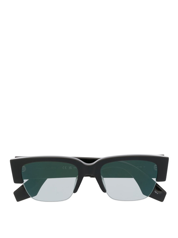 Alexander Mcqueen Lunettes De Soleil - Noir