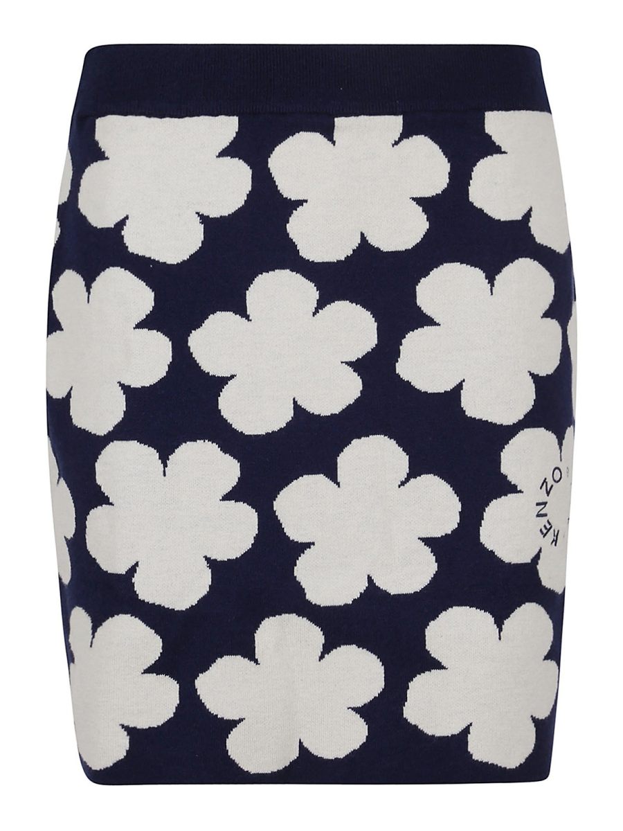 Kenzo Mini Jupe - Bleu Foncé