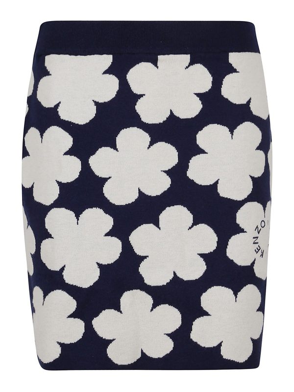 Kenzo Mini Jupe - Bleu Foncé