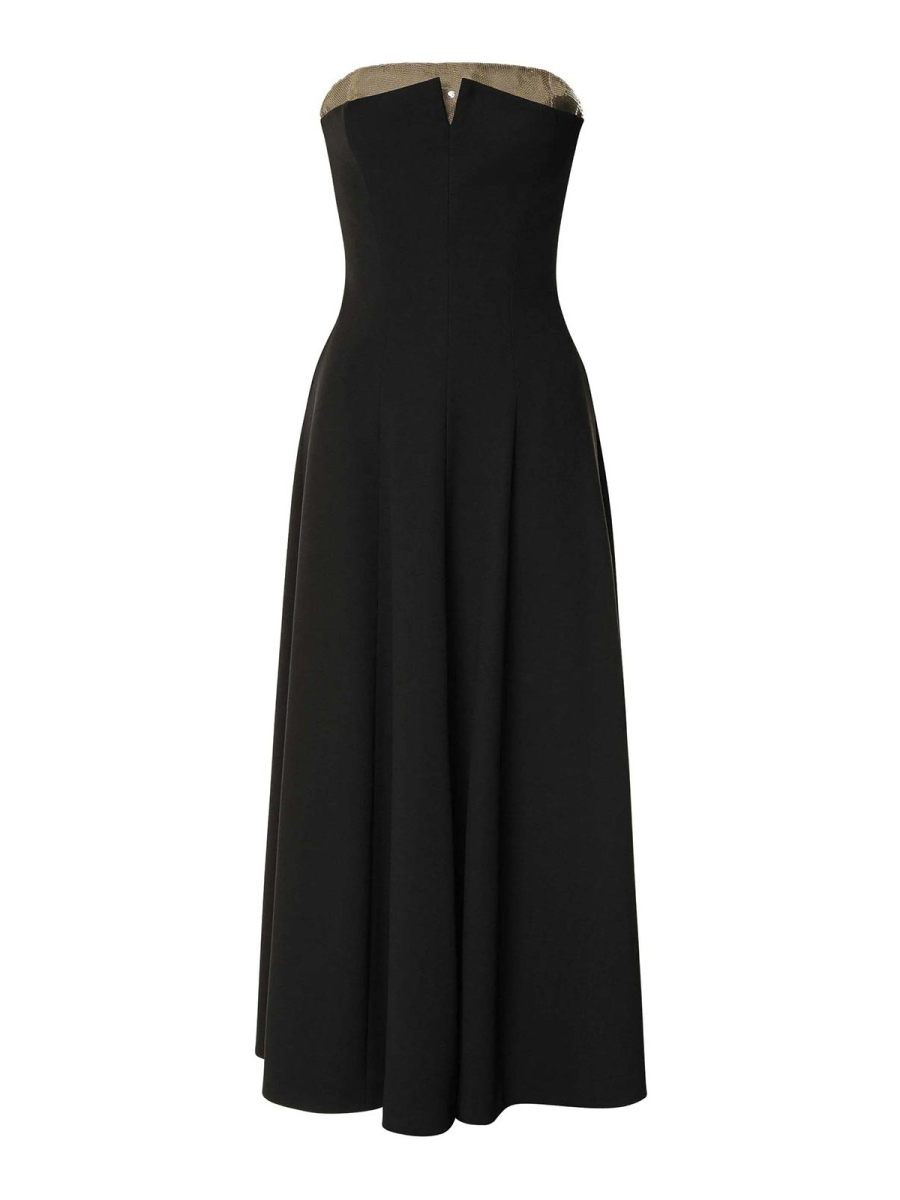 Alberta Ferretti Robe De Soirée - Noir