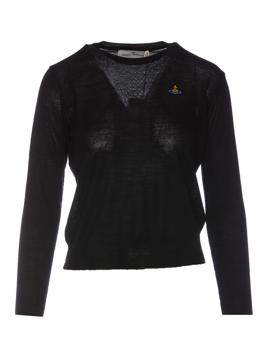 Vivienne Westwood Pull Col Rond - Noir