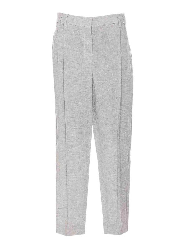 Brunello Cucinelli Pantalons Décontractés - Gris