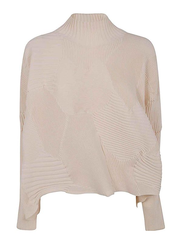 Pleats Please Issey Miyake Top - Blanc