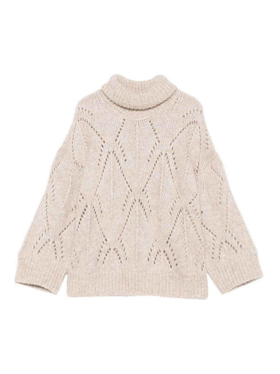 Peserico Pull Col Rond - Blanc