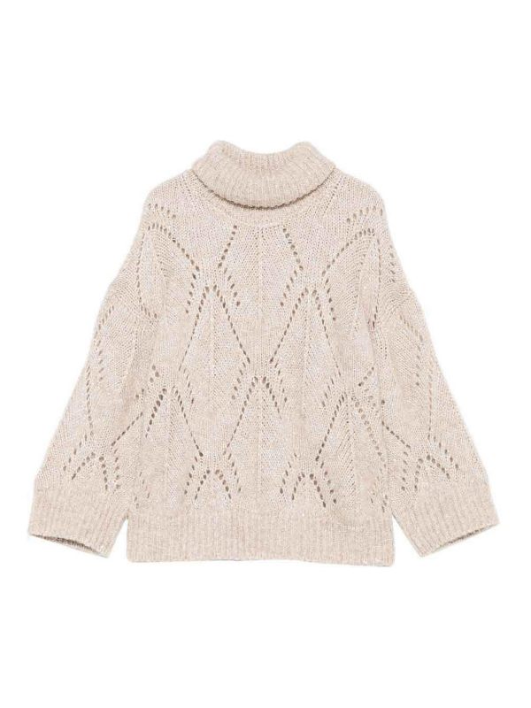 Peserico Pull Col Rond - Blanc
