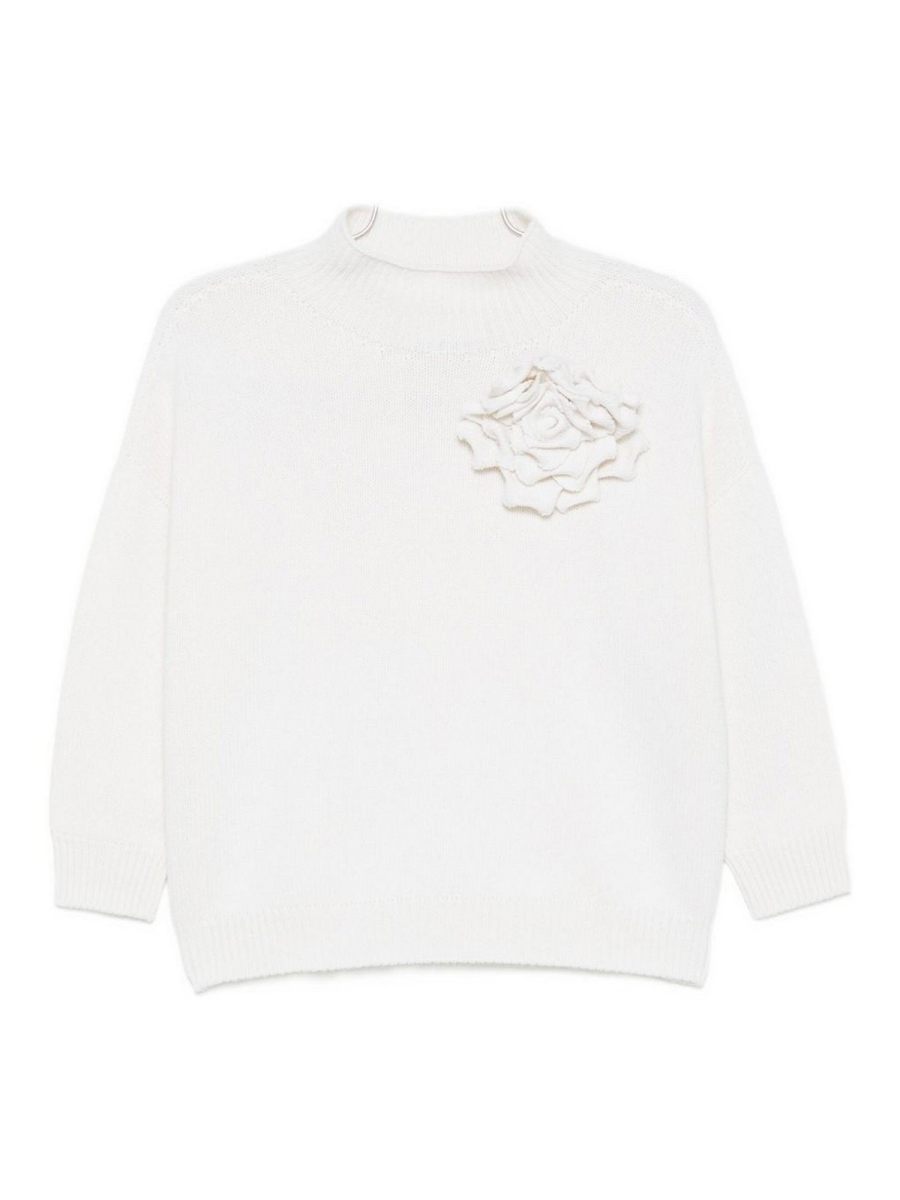 Vanisé Pull Col Rond - Crème