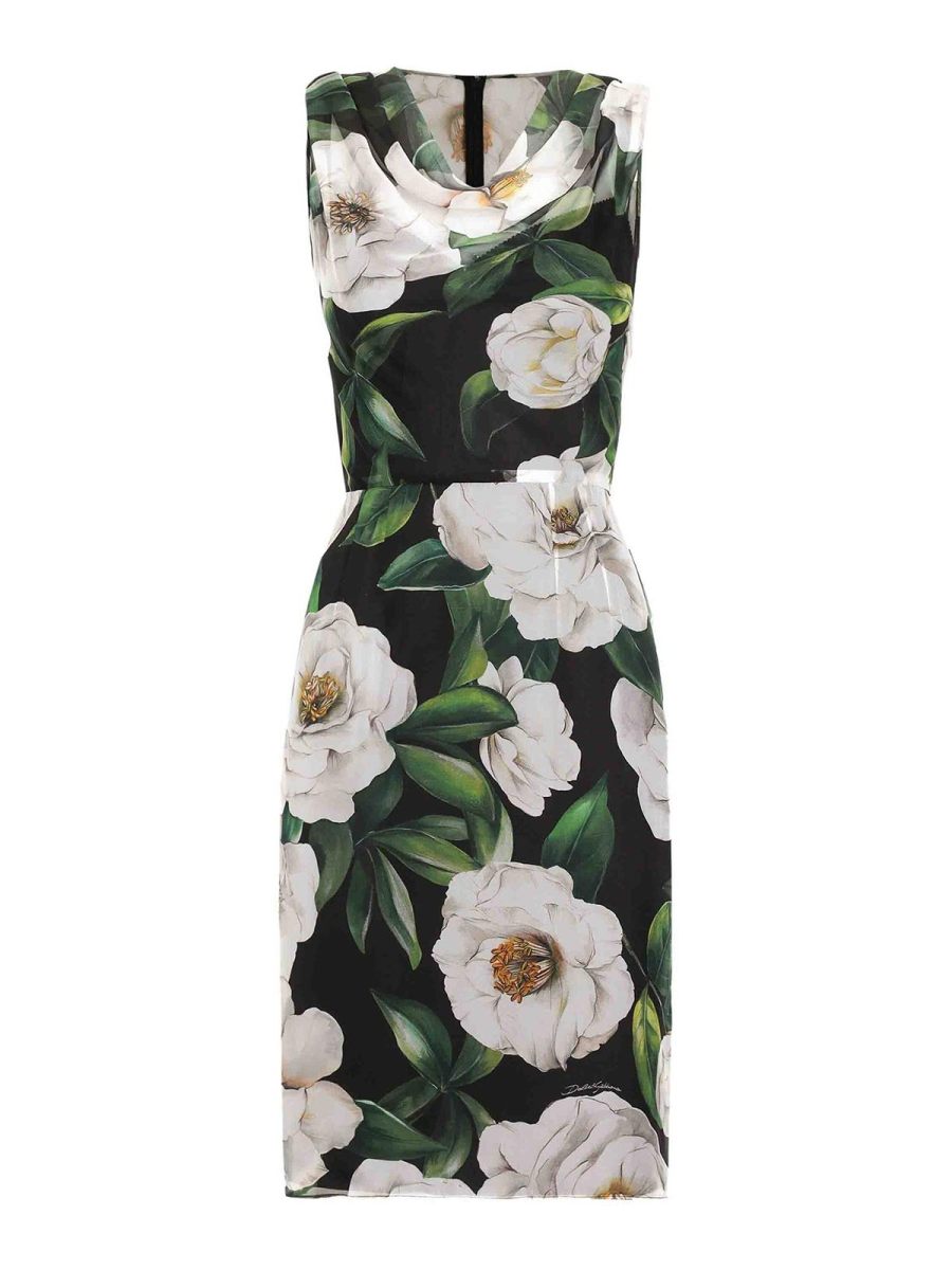 Dolce & Gabbana Robe Au Genou - Multicolore