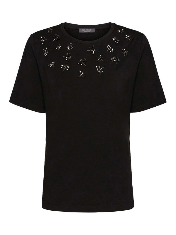 Elena miro' T-Shirt - Noir