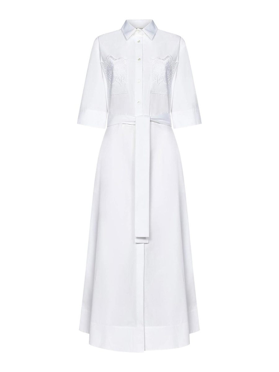 P. A.R. O.S. H. Maxi Robe - Blanc