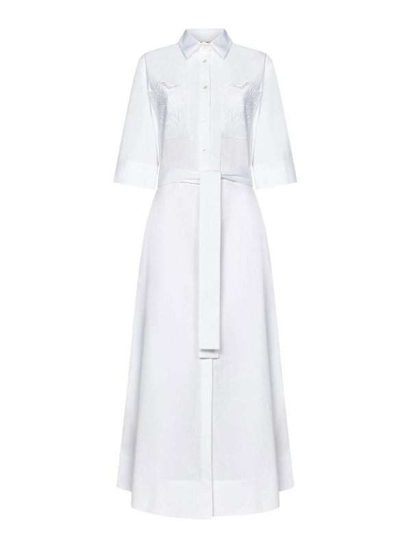 P. A.R. O.S. H. Maxi Robe - Blanc