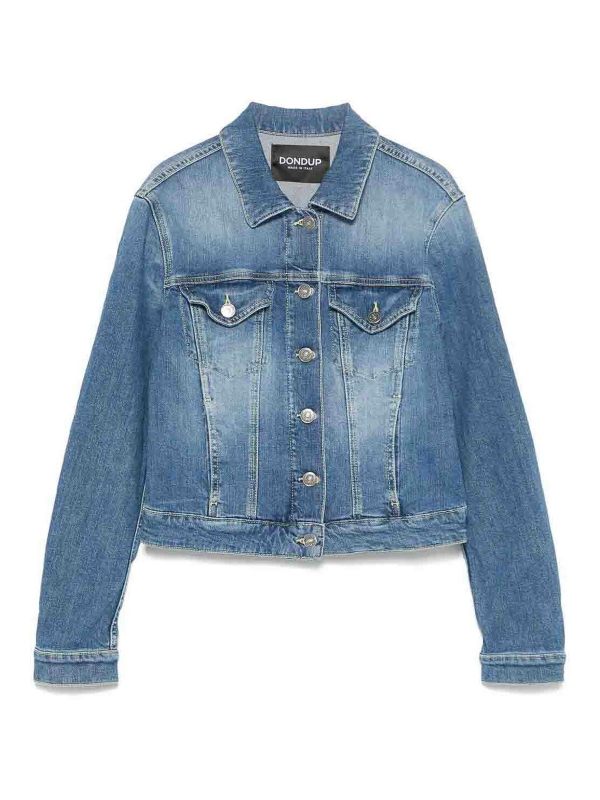 Dondup Veste En Jean - Bleu