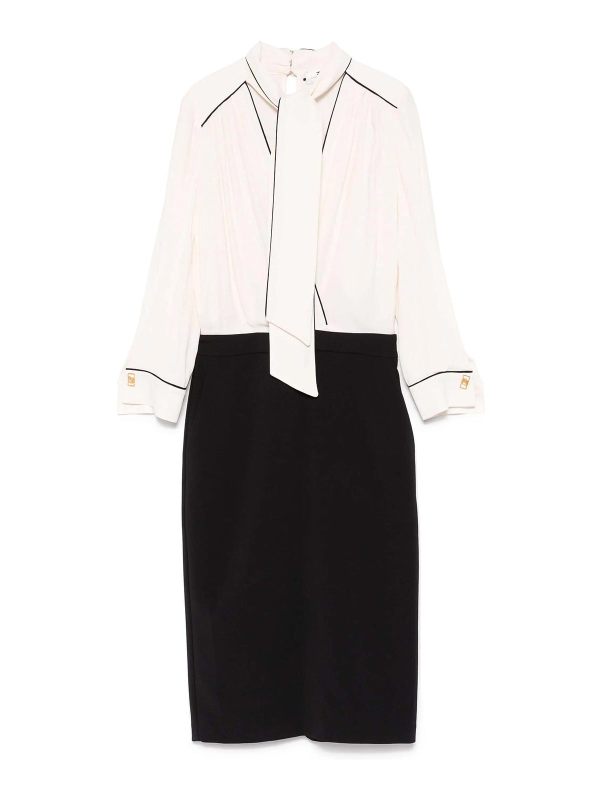 Elisabetta Franchi Robe Courte - Beige