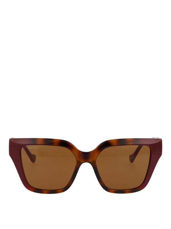 Gucci Lunettes De Soleil - Marron