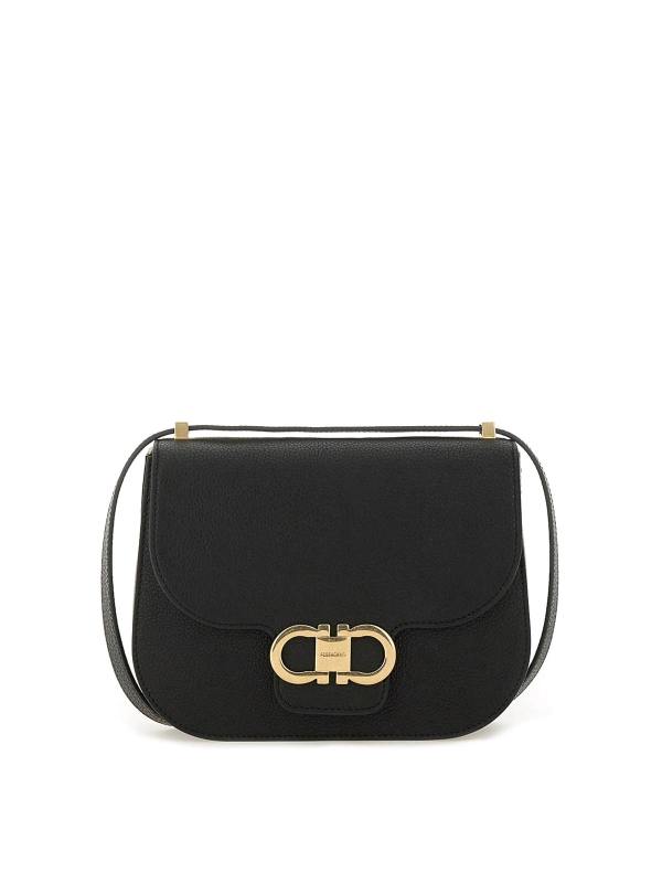 Ferragamo Sac Porté Épaule - Noir