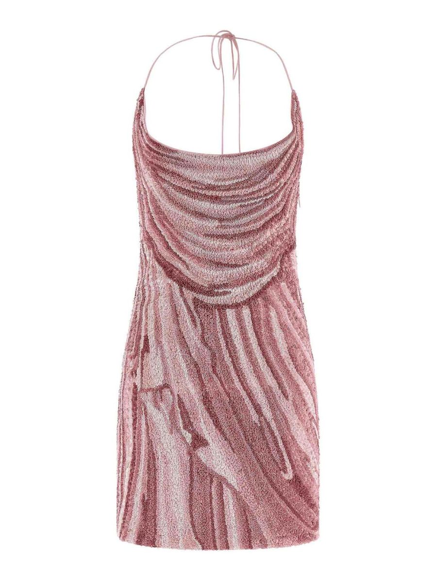 Balmain Robe Au Genou - Couleur Chair