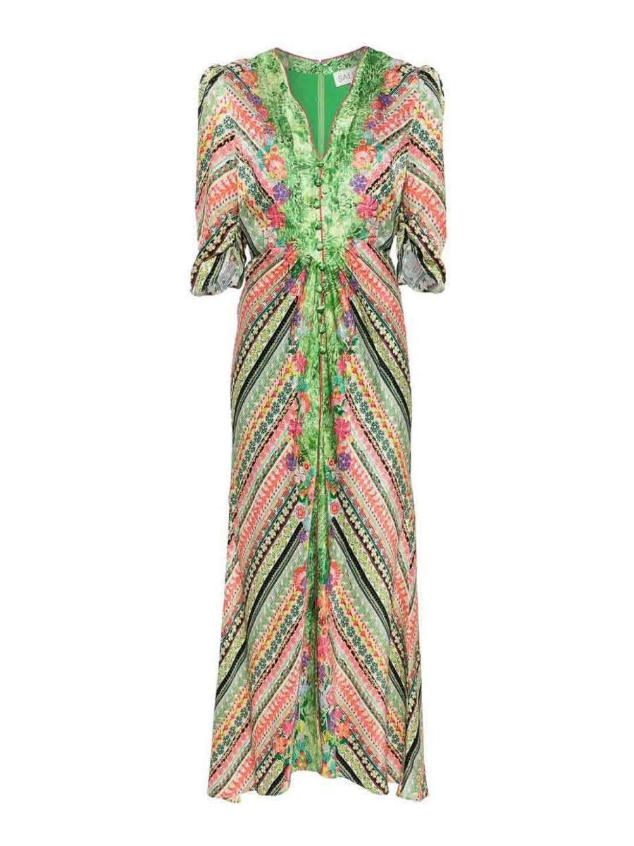 Saloni Robe Au Genou - Rose