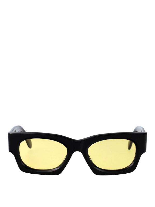 Palm Angels Lunettes De Soleil - Jaune