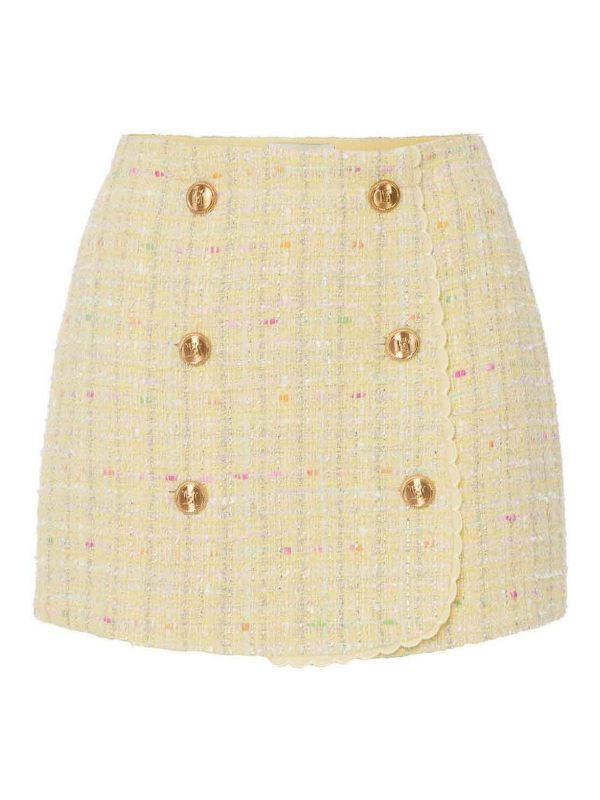 Elisabetta Franchi Jupe Midi - Jaune
