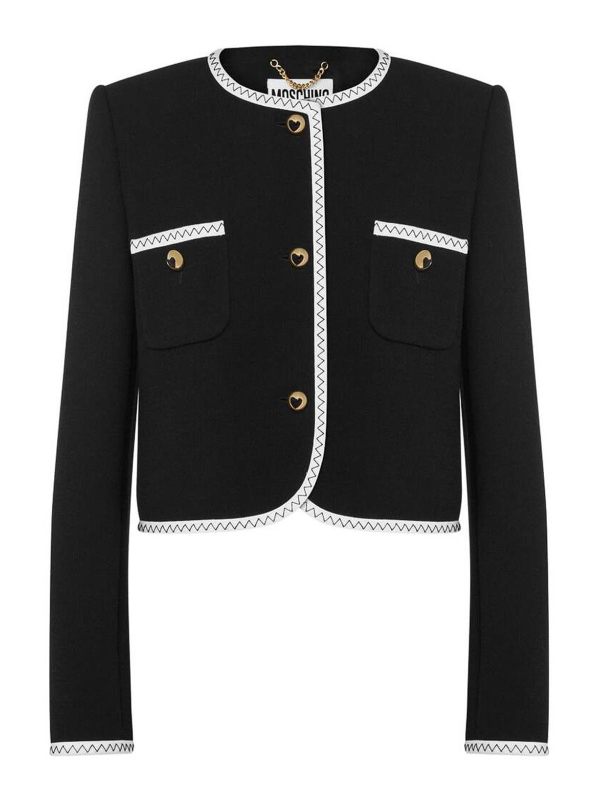 Moschino Veste Casual - Noir