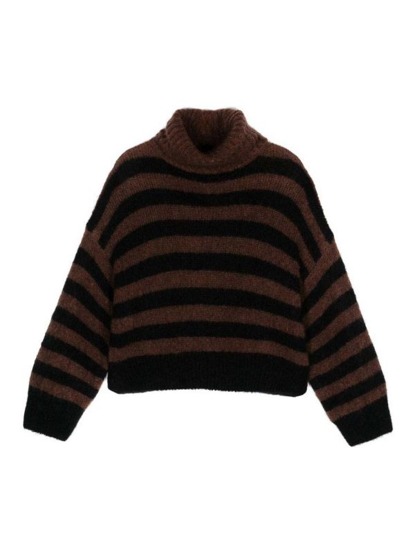 Alysi Pull Col Roulé - Noir