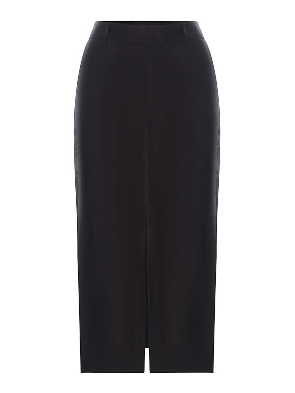 Rotate Birger Christensen Jupe Midi - Noir