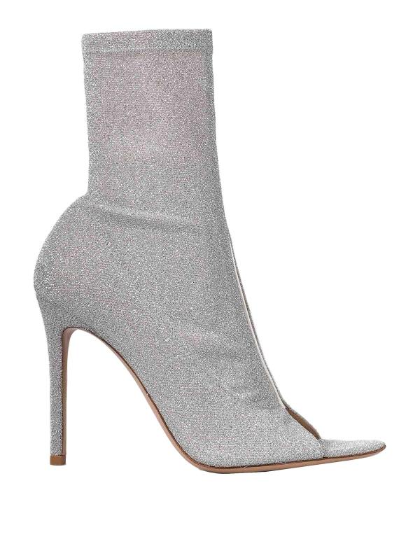 Gianvito Rossi Bottines - Argent