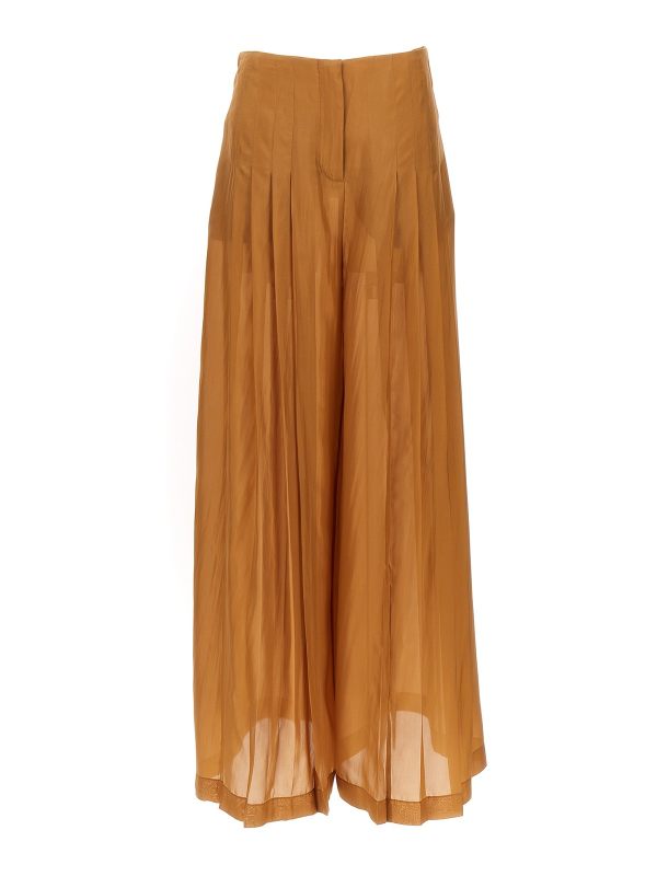 Alberta Ferretti Pantalons Décontractés - Marron