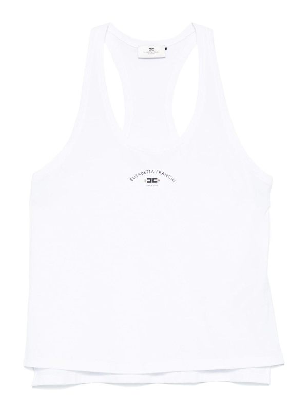 Elisabetta Franchi Top - Blanc