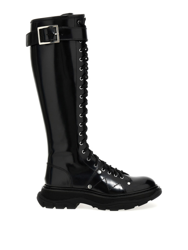 Alexander Mcqueen Bottes - Noir