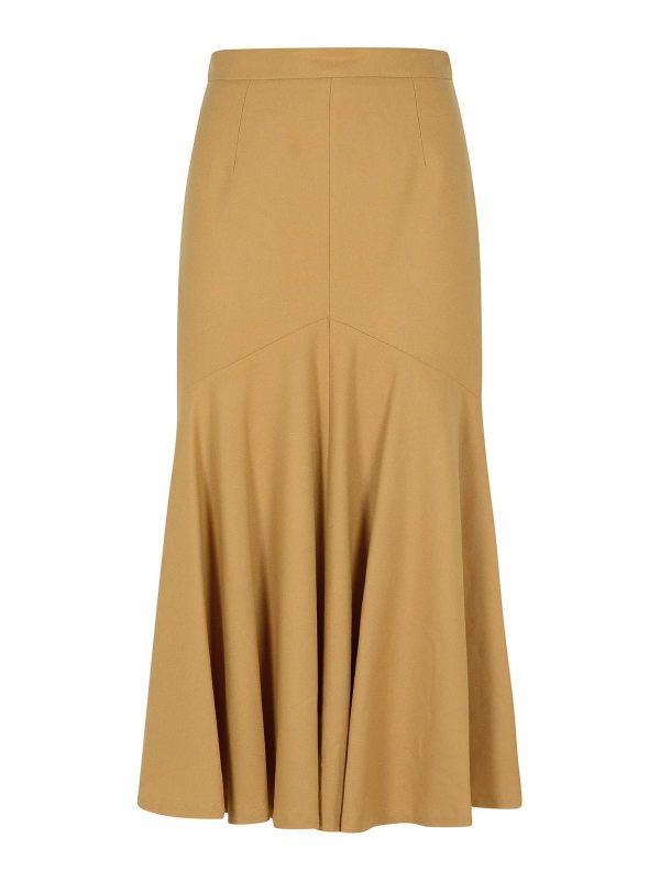 Patou Jupe Midi - Beige
